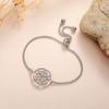 TEAMER Archangel Metatron Cube Bracelet Stainless Steel Adjustable Metatron Cube