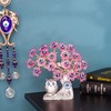 7.4'' Turkish Blue Evil Eye Tree Feng Shui Owl Decorative