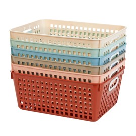 Really Good Stuff Large Basket - Boho, 6 Pack