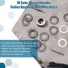 10 Sets Thrust Needle Roller Bearings with Washers 0.75 Inch