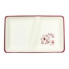 Marimo Craft SPZ-3473 Antibacterial Square Plate RD Chef Snoopy W