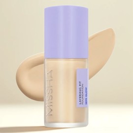 Anjumain Missha Layering Fit Foundation Semi Glow 35ml, No. 23 Sand, 1 piece / 미샤 레이어링 핏 파운데이션 세미 글로우 35ml, 23호 샌드, 1개
