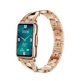 findtime Ladies Smartwatch Gold Smart Watch for Women Blood Pressure Bracelet Heart Rate Blood Oxygen Sleep Monitor Calorie Step Counter Pedometers Fitness Tracker Compatible with Android iOS