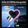 Upgrade Car Light LED Ambient Lights Heart Solar Lights Solar-Powered