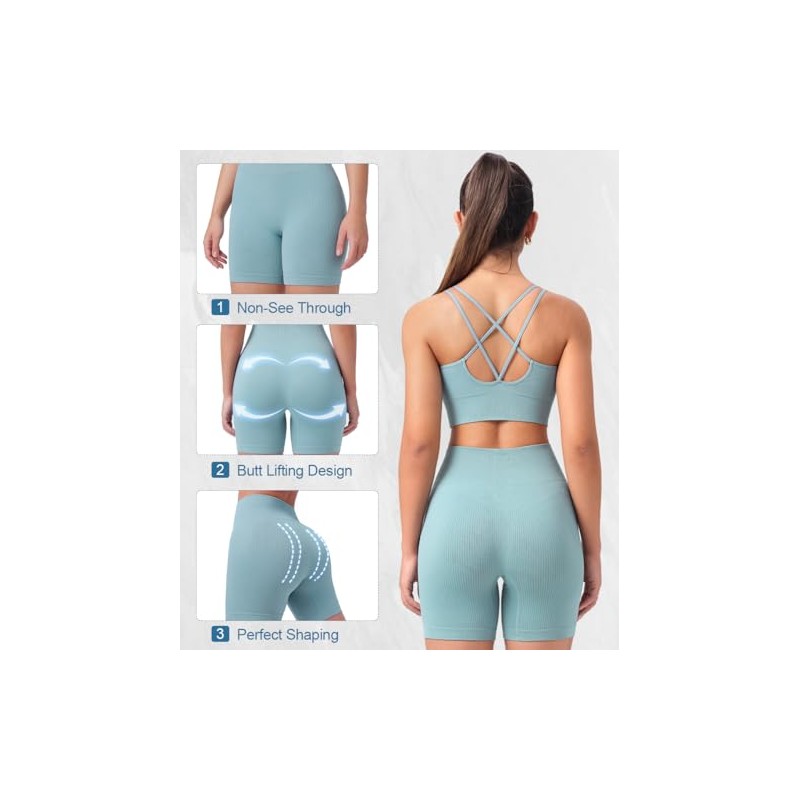 BYAWAY K5188 Pantalones cortos, Azul, X-Large