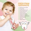 Foam Toothpaste Kids 2PCS, Toddler Toothpaste Cavity Protection, Clean and