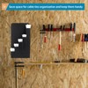 Sanbege Cable Tie Organizer Holder with Screws, Metal Zip Tie