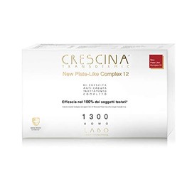 Labo Crescina Transdermic New Plate-Like Complex 12 Treatment Full Treatment and Anti-Caduta 1300 Men 10 + 10 Pigs
