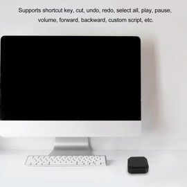 USB Wired Keypad Enter Space Save Key Programmable Key Computer Single Key USB Custom Keypad USB Wired Large Key for Office Scene Multimedia Control Design Programming Work