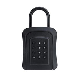 NEWFUN Key Safe, Key Safe with Number Code, Metal Material, APP/Number Code Unlocking, Wall Mounted Key Cabinet Suitable for Home, Garage, Office, School