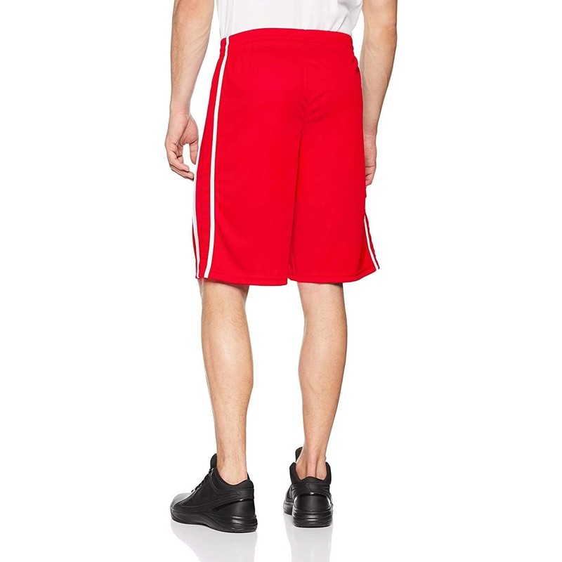 Spiro Mens Quick Dry Basketball Shorts (L) (Black / White)