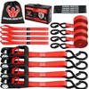 ARMORLOGISTICS Motorcycle Tie Down Strap, Ratchet Tie Down Straps, 2100IBS