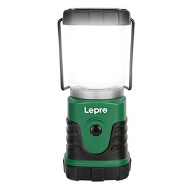 Lepro LED Camping Lantern, Mini Camping Lantern, 350LM, 4 Light Modes, 3 AA Battery Powered Lantern Flashlight for Home, Garden, Hiking, Camping, Battery Not Included