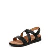 Vionic Women's Cypress Sandal, Black Leather, 8.5 Wide