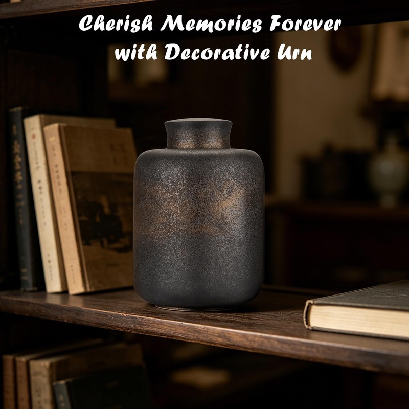 SOITIS Small Urns for Human Ashes Ceramic Decorative Urn Cremation
