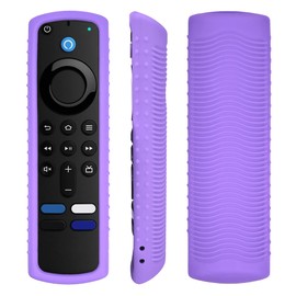 HoldFist Remote Cover Case Skin for Fire TV Stick, Compatible with Most Models of Fire Stick 4k, Shockproof, Dustproof, Washable (Purple)
