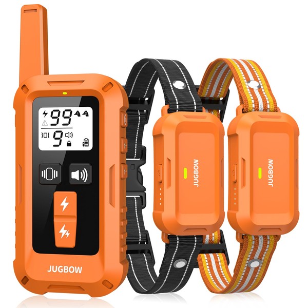 Jugbow Dog Shock Collar 2 Dogs (10-120Lbs) - 4200FT Dog