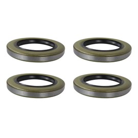 Vicue 4 Pack Trailer Hub Grease Seals, Double Lip, 2.25" ID, 3.371" O.D., Cross Ref.# 10-36/22333TB