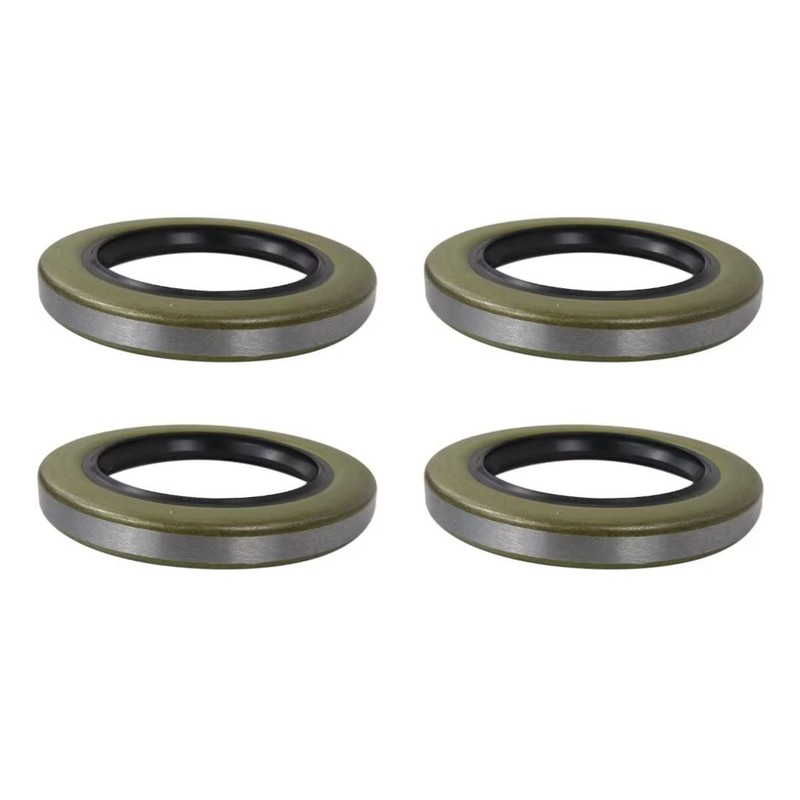 Vicue 4 Pack Trailer Hub Grease Seals, Double Lip, 2.25"