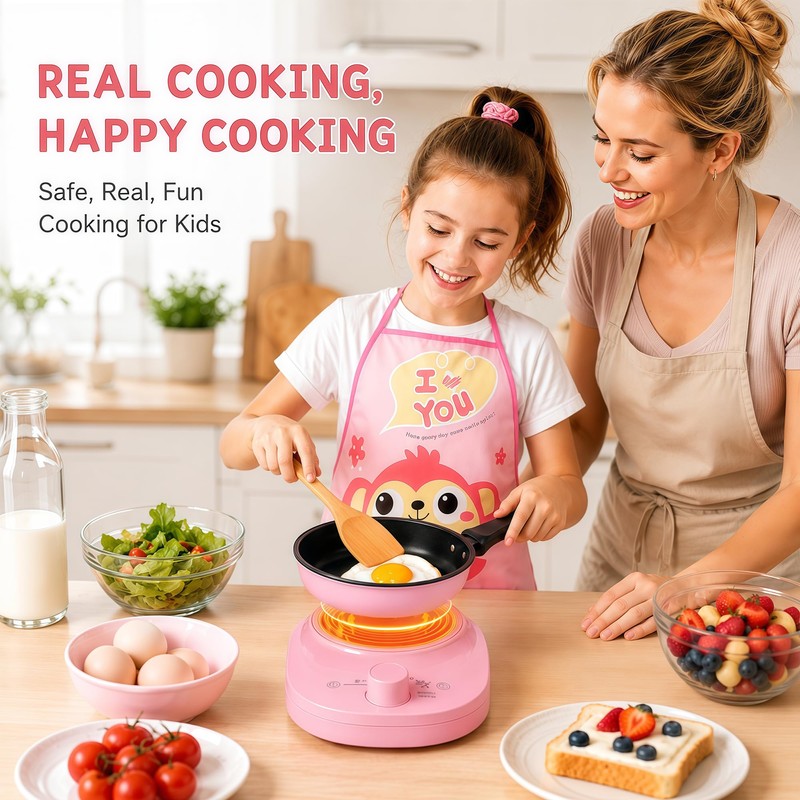 Cogwak Kids Real Cooking Sets Montessori Mini Kitchen Toys for