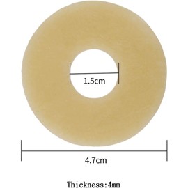 20 PCS Stoma Barriereringe Selbstklebende Stomaversorgung FürKolostomiebeutel, Formbare Barriereringe Für Stomabeutel (Dicke 4mm）