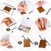 Guidre 270 Set Leather Rivets Double Cap with Riveting Pliers