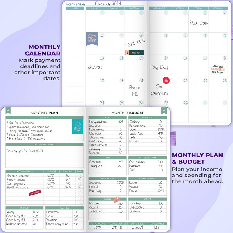 Clever Fox Budget Book 2.0 – Financial Planner & Expense