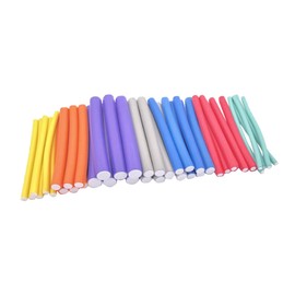 DOITOOL 42pcs Hair Rollers Hair Curling Rubber Rods Soft Curlers Rods Fringe Curler for Bangs