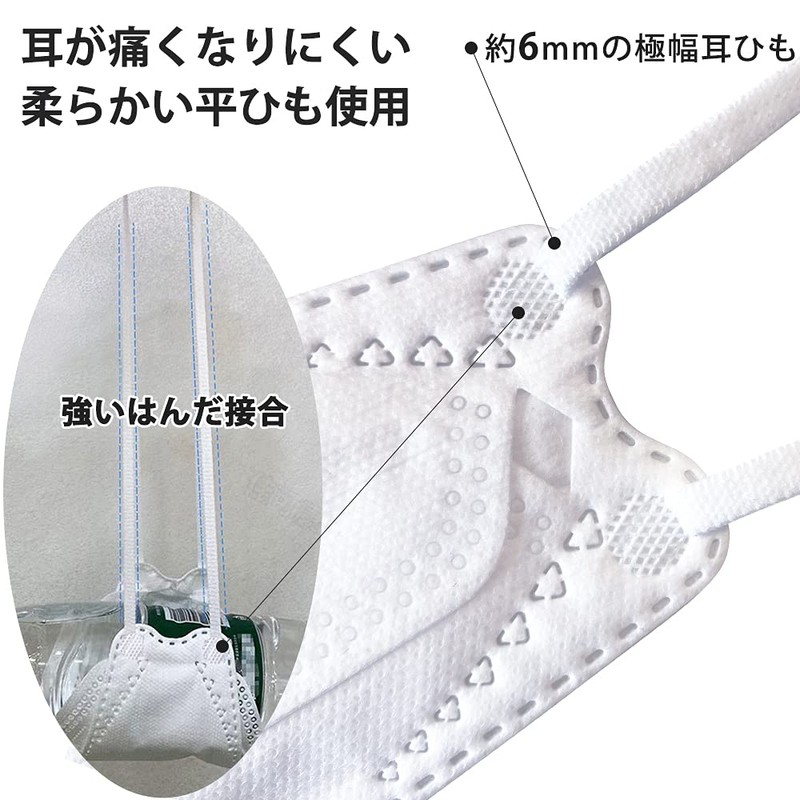 TAIBO 3D 3D Mask Individually Packaged Set of 50, KF94
