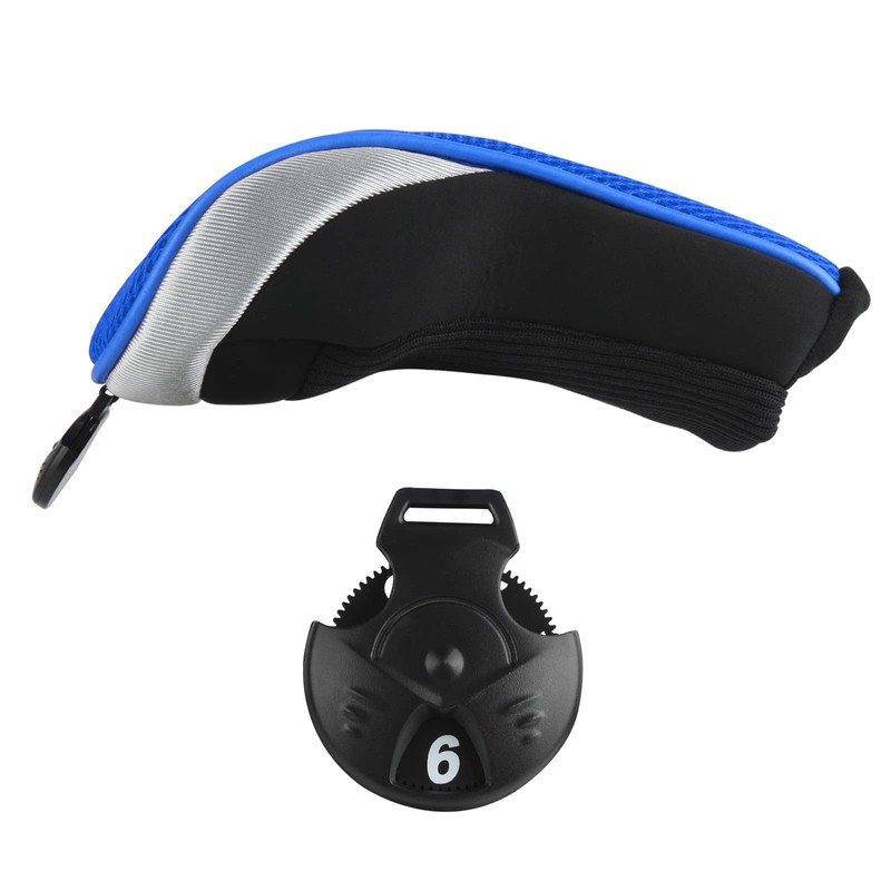 Andux Golf Hybrid Club Headcovers with Interchangeable Number Tags Set