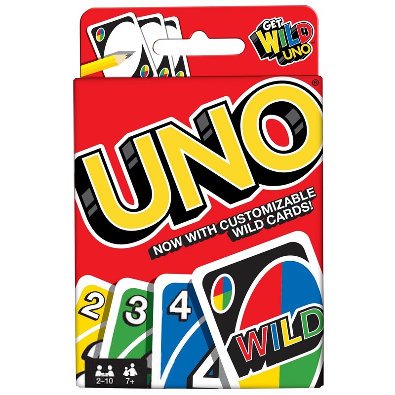 Mattel Games UNO Color & Number Matching Card Game for