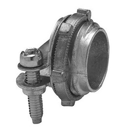 Midwest 2671 Cable Connector 2 Inch Die-Cast Zinc Screw Clamp x Snap-In