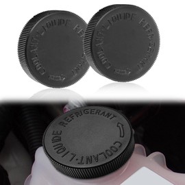 2PCS Engine Radiator Coolant Water Tank Black Reservoir Cap, Compatible with Infiniti Nissan Renault, OEM# 21712-79900