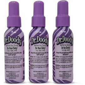 Dr.Doody Freshening Toilet Spray, Lavender Tush, 1.85 Fluid Ounce, 5 Count
