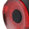 Smart Bike Tail Light Automatic On Off Rechargeable Red Back