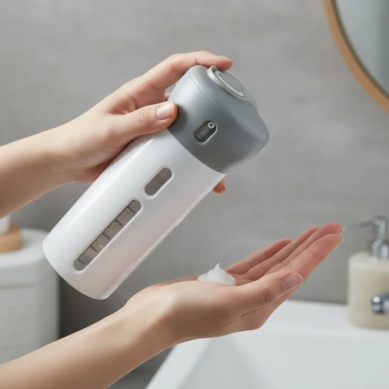 Botella Dispensador Shampoo Crema Viajes 4in1 Portatil