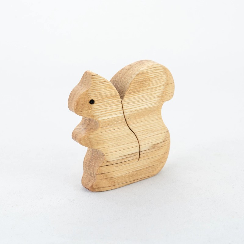 PoppyBabyCo Natural Wooden Forest Animals set of 9