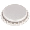 50 Chrome Bottle Caps New Silver Bottlecaps Cap Colored