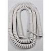 White Long Handset Cord Compatible with Geemarc Phone Ampli455 Ampli555