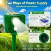 4PACK Solar Animal Repellent Ultrasonic,Sonic Cat Repellent Outdoor Deer&Repellent Devices