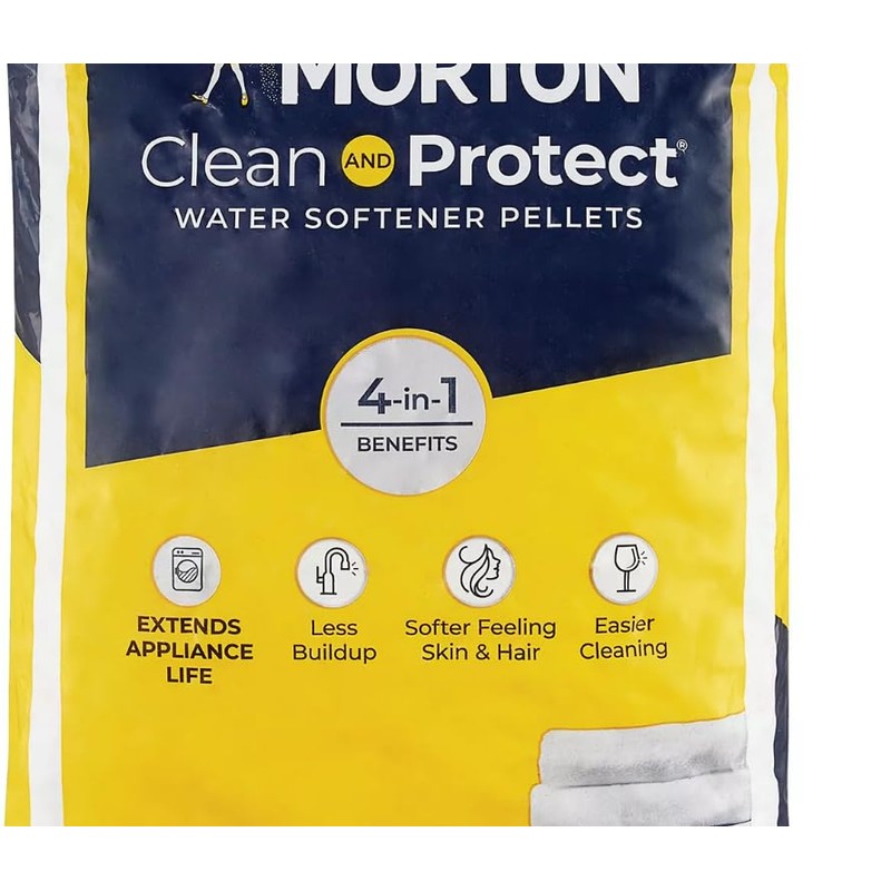 MYNERK Morton Clean and Protect Water Softener Salt Pellets, 40