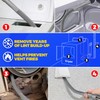 Holikme 2 Pieces Dryer Vent Cleaner Kit, Dryer Lint Vacuum