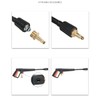 Michear High Pressure Washer Adapter,Hose Adapter Quick Connect, Brass M22