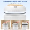 Pukomc Smart Induction Waterproof Trash Can for Bathroom, Bedroom, Office
