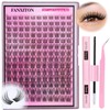 DIY Lash Extension Kit Natural Look Wispy Lash Clusters D