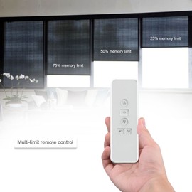 Sortfle AC123-02 2 Channel Wireless RF433.92 Controller Transmitter Remote, Working for Electric Blinds