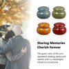 Set of 4 Small Urns for Human Ashes, Decorative Ceramic