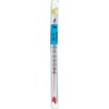 Shinwa Sokutei 72748 Stick Thermometer, H-4S, Alcohol, Red Liquid, 0-100°C,