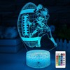 SUPERHONGJIHAO Night Light for Children, 3D Rugby Sports LED Lamp