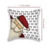 Generisch MTKN Christmas Decoration Cushion 45 x 45 cm (Set